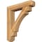 Ekena Millwork Merced Craftsman Rough Sawn Bracket w/ Offset Brace, Western Red Cedar, 8"W x 40"D x 44"H BKT0806X40X44MRC04RWR - alternate 1